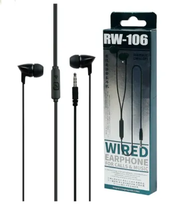 تصویر  هندزفری سیمی ریمکس مدل RW-106