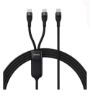 تصویر  کابل شارژ یک به دو USB-C به USB-C باسئوس مدل Baseus Flash Series Ⅱ One-for-Two Fast Charging Cable Type-C to C+C 100W طول 1.5 متر