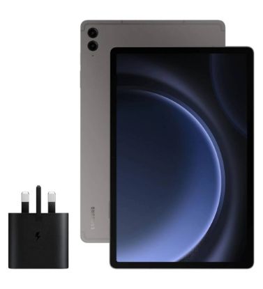 تصویر  تبلت سامسونگ مدل گلکسی Tab S9 FE Plus 5G ظرفیت 128 گیگابایت رم 8 گیگابایت تک سیم کارت به همراه شارژر