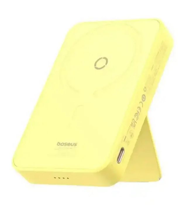 تصویر  پاوربانک 20W باسئوس مدل MagPro Magnetic Bracket Wireless ظرفیت 5000 میلی آمپر ساعت
