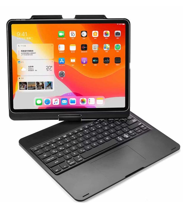 تصویر  کیبورد بی سیم گرین لاین مناسب برای آی پد پرو سایز 10.9 و 11 اینچی مدل iPad Keyboard GNRTIPD109KBK