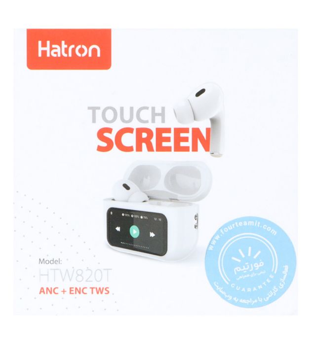 تصویر  هندزفری بلوتوثی هترون مدل HTW820T ANC+ENC