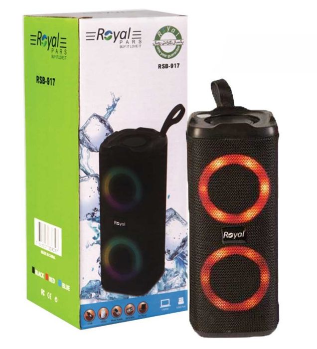 تصویر  اسپیکر بلوتوثی قابل حمل رویال مدل RSB-917
