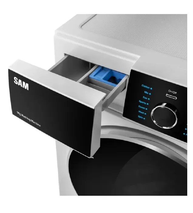 تصویر  ماشین لباسشویی سام 9 کیلویی مدل DD-P1482