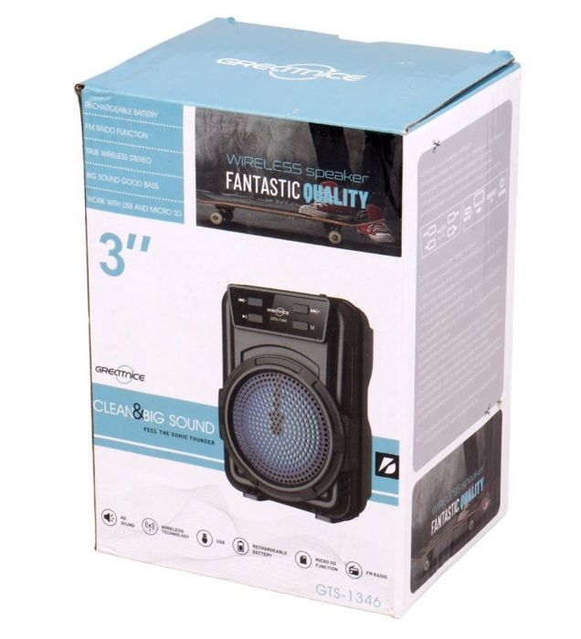 تصویر  اسپیکر بلوتوثی گریت نایس مدل GTS1346