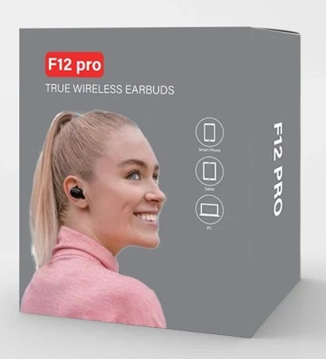 تصویر  هندزفری بلوتوثی مدل F12 Pro Edition 2025