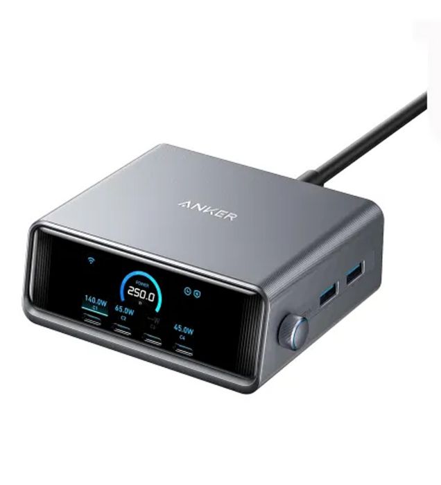 تصویر  هاب 6 پورت 250W انکر مدل A2345