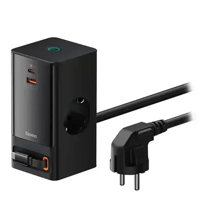 تصویر  شارژر رومیزی 65W باسئوس مدل Power Combo PSLR000301