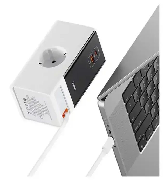 تصویر  شارژر رومیزی 65W باسئوس مدل Power Combo PSLR000301