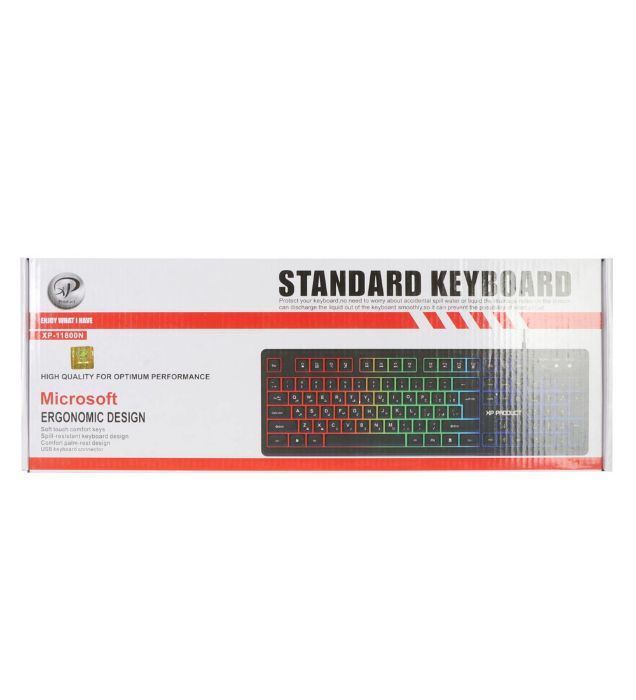 تصویر  کیبورد باسیم ایکس پی پروداکت مدل XP-11800N
