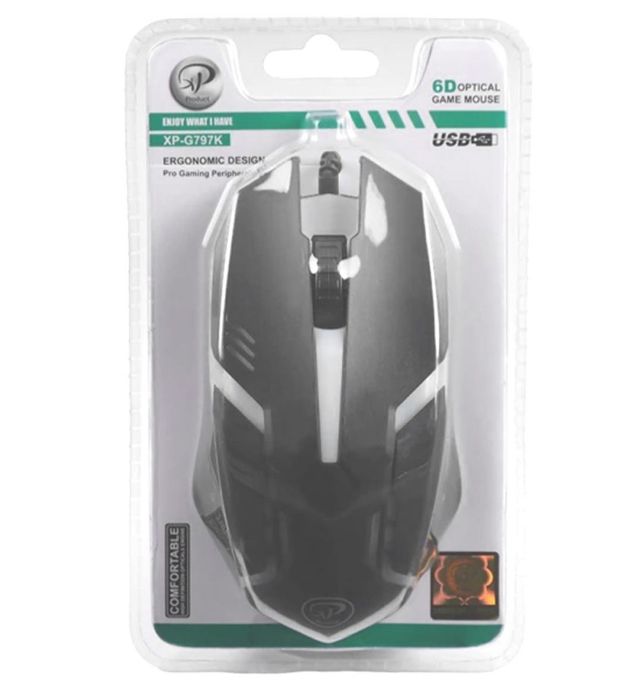 تصویر  ماوس باسیم گیمینگ ایکس پی پروداکت مدل XP-G797N
