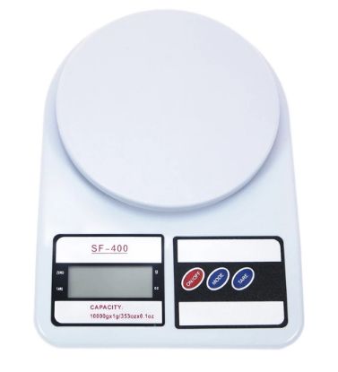 تصویر  ترازو آشپزخانه دیجیتالی الکترونیک مدل SF-400 ظرفیت 10 کیلوگرم