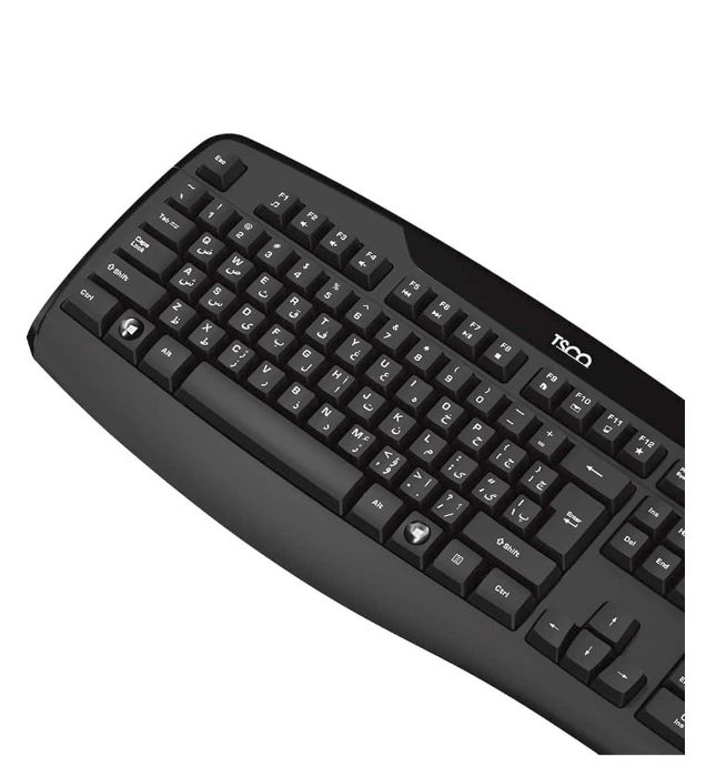 تصویر  کیبورد باسیم تسکو مدل TK 8043