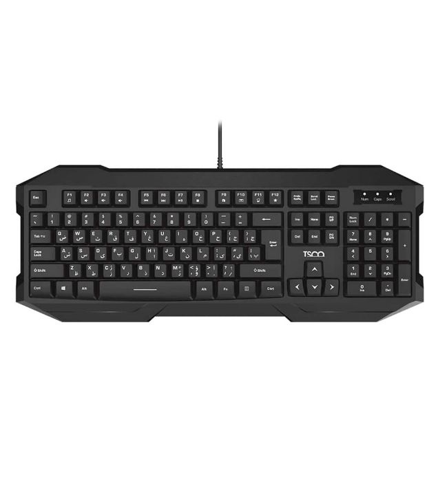 تصویر  کیبورد باسیم تسکو مدل TK 8041