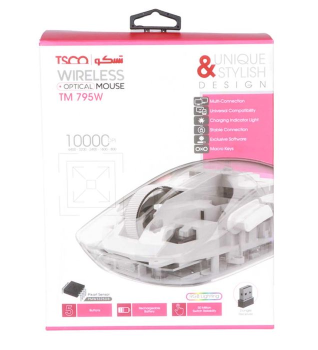 تصویر  ماوس بی سیم تسکو مدل TM 795W