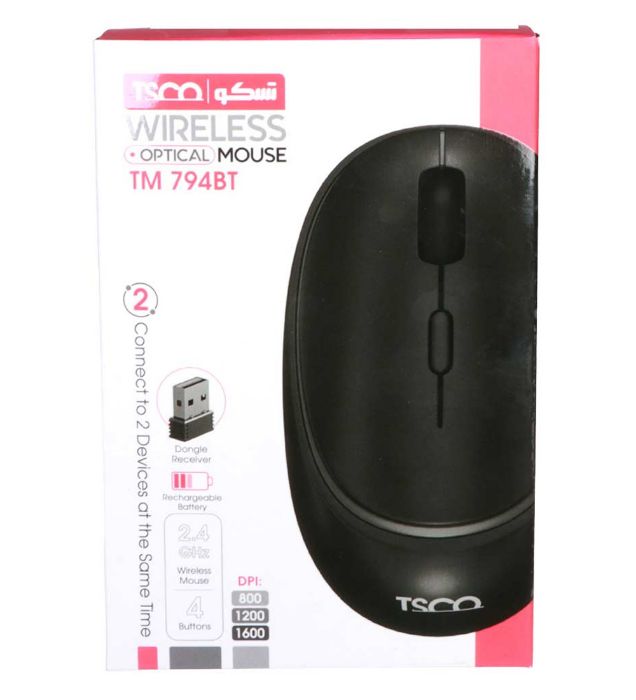 تصویر  ماوس بی سیم تسکو مدل TM 794BT