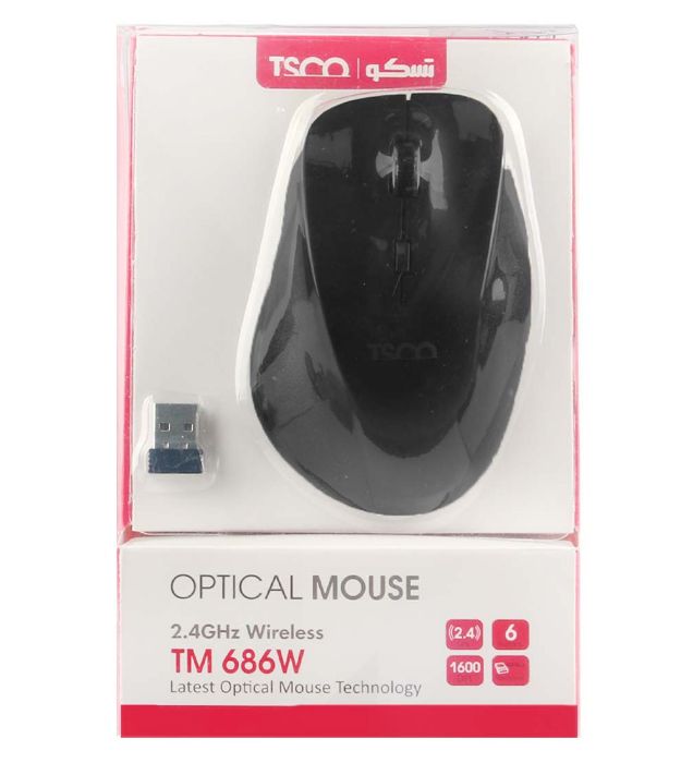 تصویر  ماوس بی سیم تسکو مدل TM 686W