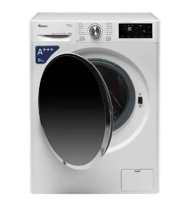 تصویر  ماشین لباسشویی جی پلاس 8 کیلویی مدل GWM-R88W
