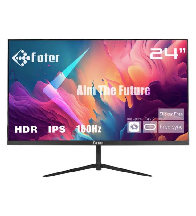 تصویر  مانیتور گیمینگ فاطر مدل F24-180 B2-W2 سایز 24 اینچ