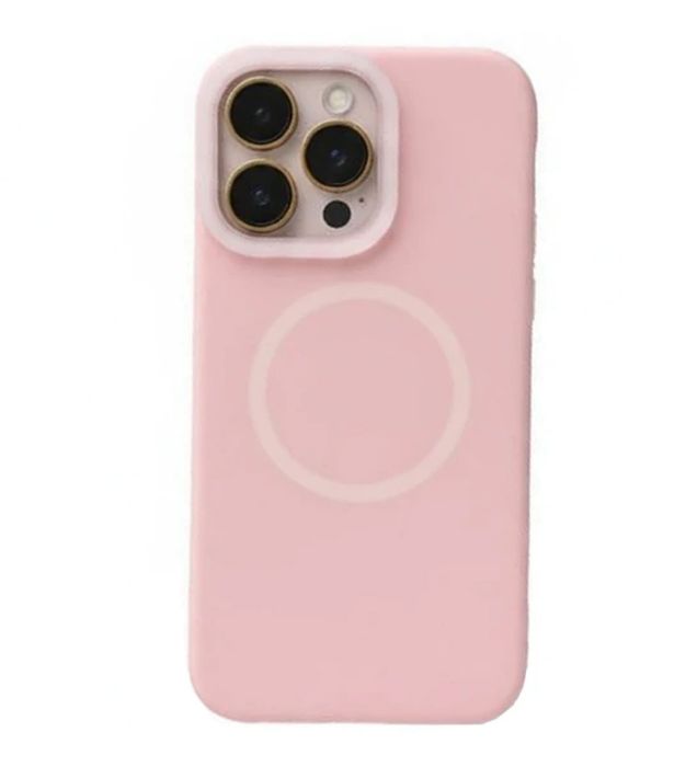 تصویر  کاور سیلیکونی مگ سیف دار پاستلی برای گوشی iPhone 16 pro