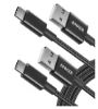 تصویر  کابل شارژ USB-C به USB انکر مدل A8173 طول 3 متر