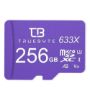 تصویر  کارت حافظه میکرو اس دی تروبایت مدل U3 633X V30 A2 W/A به همراه آداپتور و کارت خوان ظرفیت 256 گیگابایت