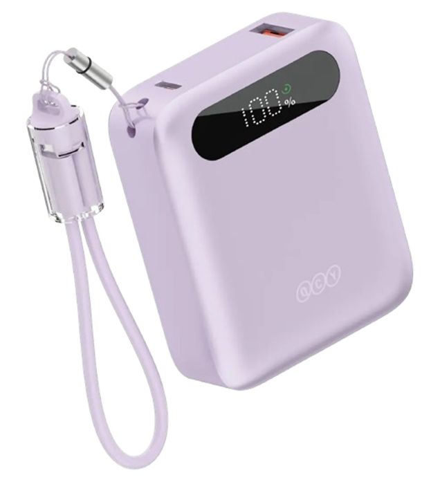 تصویر  پاوربانک کیو سی وای 22.5W مدل QCY PB10D ظرفیت 10000 میلی آمپر ساعت