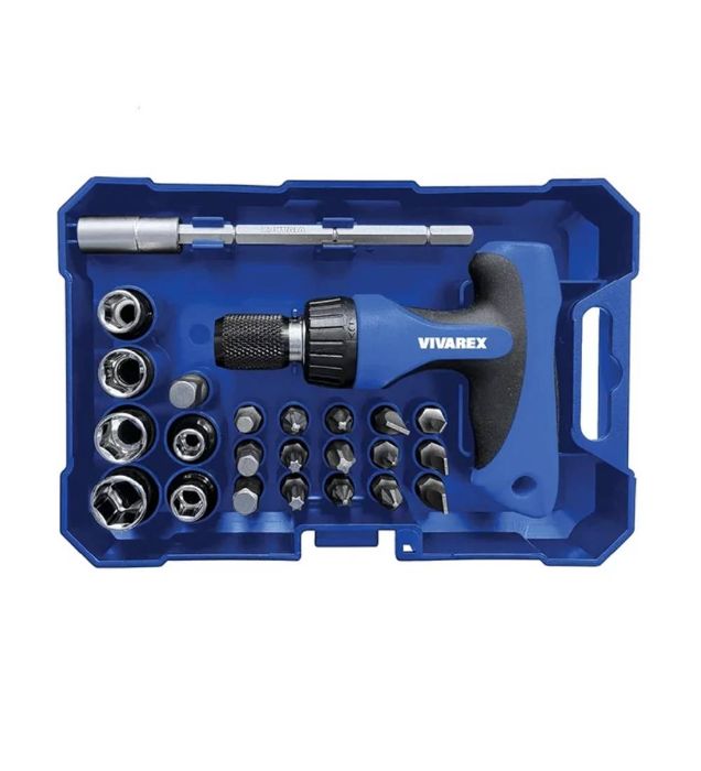 تصویر  پیچ گوشتی و بیت ویوارکس مجموعه 24 عددی مدل VR2465-SD