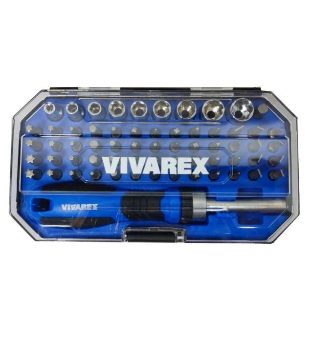 تصویر  پیچ گوشتی و بیت ویوارکس مجموعه 63 عددی مدل VR6365-SD