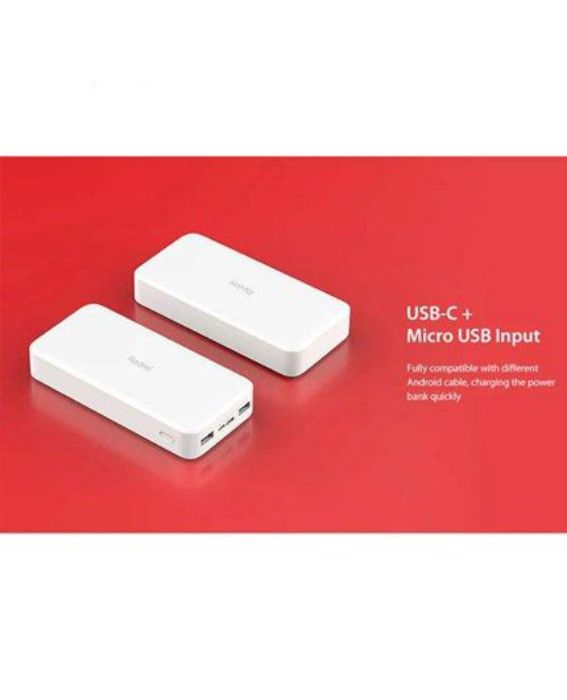 تصویر  پاوربانک شیائومی مدل Redmi PB200LZM ظرفیت 20000 میلی آمپر ساعت طرح اصلی