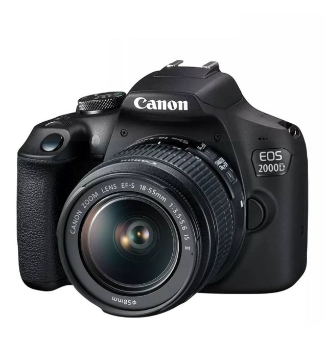 تصویر  دوربین عکاسی کانن مدل EOS 2000D با لنز 18-55 میلی‌متری IS II