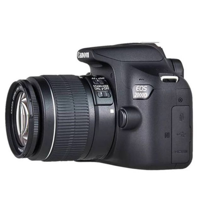 تصویر  دوربین عکاسی کانن مدل EOS 2000D با لنز 18-55 میلی‌متری IS II