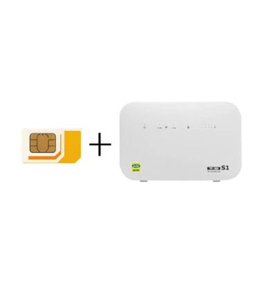 تصویر  مودم ایرانسل TF-i60 TD-LTE مدل S1 + سیم کارت و 1000 گیگابایت اینترنت 6 ماهه