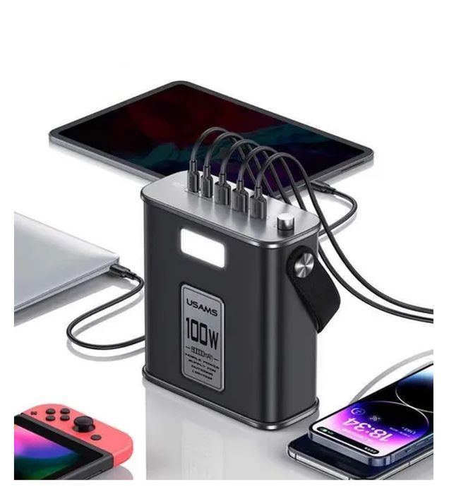 تصویر  پاوربانک 130W یوسامس مدل USAMS-ST STXLOGTC01 ظرفیت 80000 میلی آمپر ساعت
