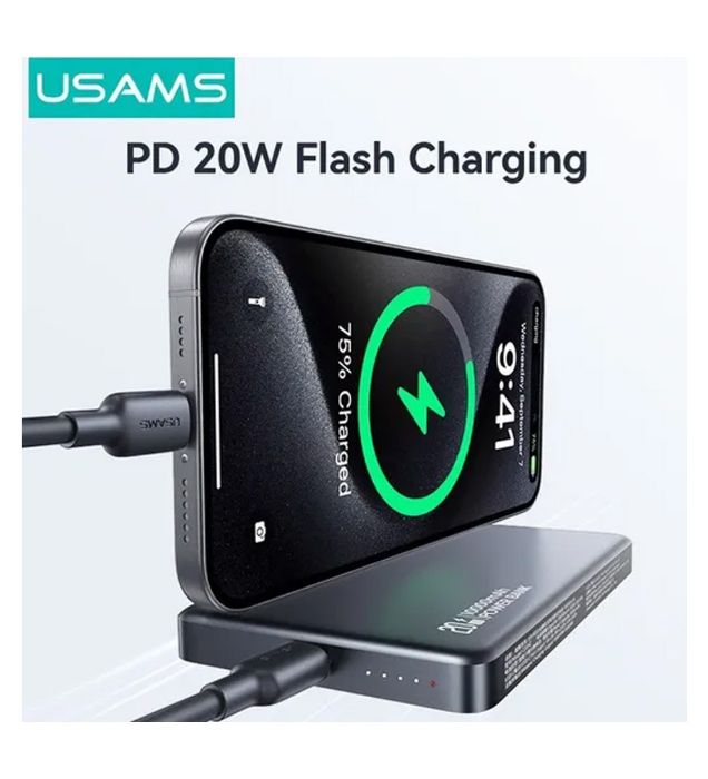 تصویر  پاوربانک 20W یوسامس مدل CD242 10KCD24201 ظرفیت 10000 میلی آمپر ساعت