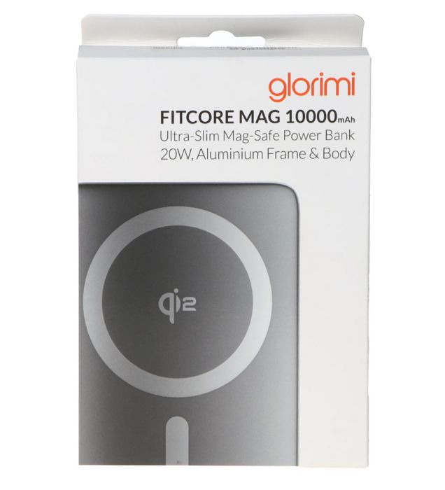 تصویر  پاوربانک 20W گلوریمی مدل FitCore Mag ظرفیت 10000 میلی آمپر ساعت