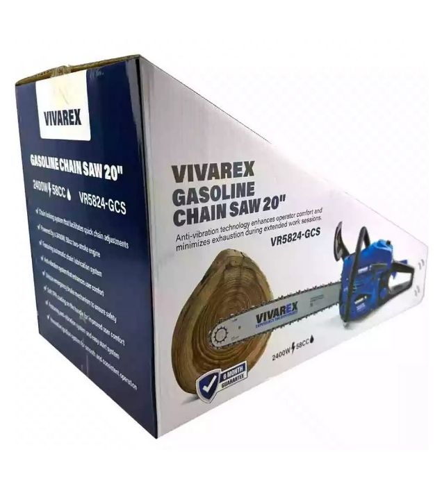 تصویر  اره زنجیری بنزینی ویوارکس مدل VR5824-GCS