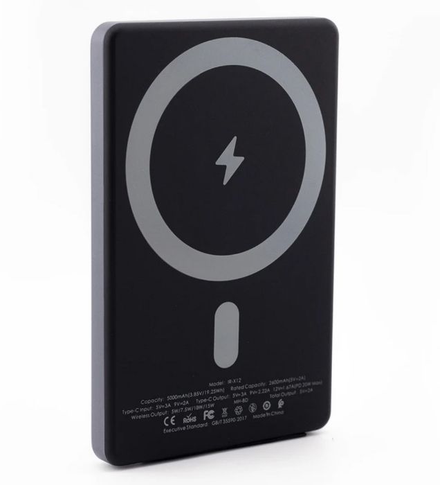 تصویر  پاوربانک 35W مگ سیف آیرنج مدل IR- X12 ظرفیت 5000 میلی آمپر ساعت