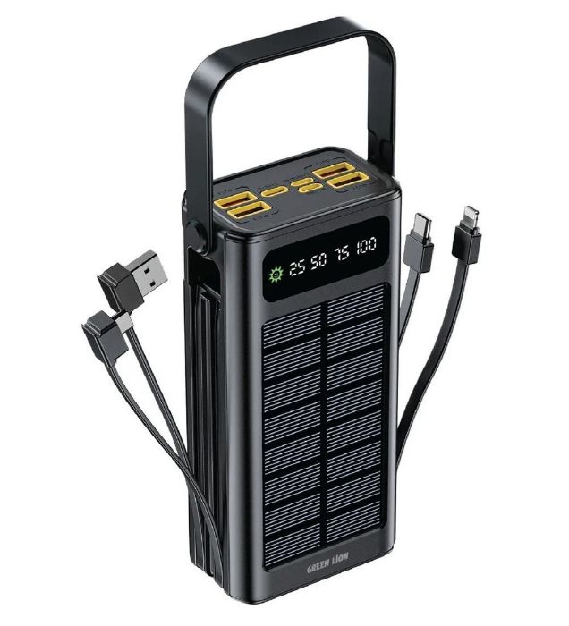 تصویر  پاوربانک 20W گرین لاین مدل Solar X ظرفیت 30000 میلی آمپر ساعت