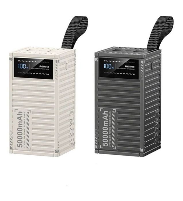 تصویر  پاوربانک ریمکس 27W مدل RPP-161 ظرفیت 50000 میلی آمپر ساعت