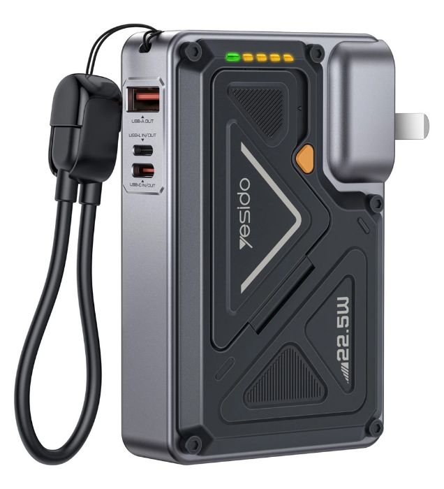 تصویر  پاوربانک 20W یسیدو مدل YP89 ظرفیت 10000 میلی آمپر ساعت