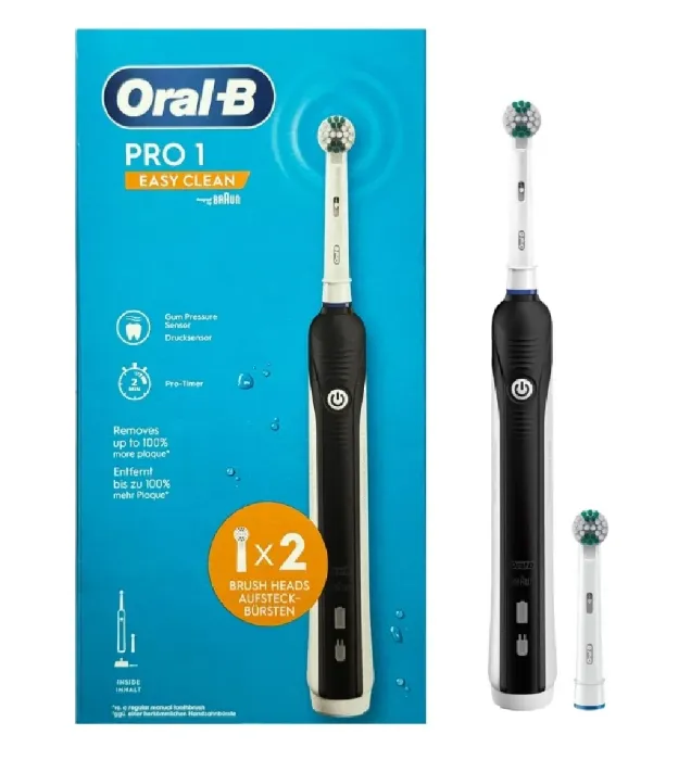 تصویر  مسواک برقی اورال-بی مدل Pro 1 Easy Clean به همراه سری یدک