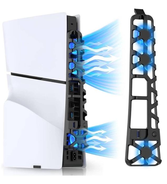 تصویر  فن خنک کننده پلی استیشن 5 اسلیم دابی مدل TP5-3538 RGB