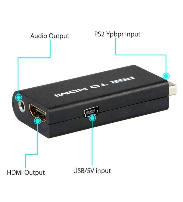 تصویر  مبدل پلی استیشن 2 به HDMI مدل A_11