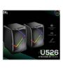 تصویر  اسپیکر رومیزی (دسکتاپ) دو تکه یوسیتک مدل U526-PLUS