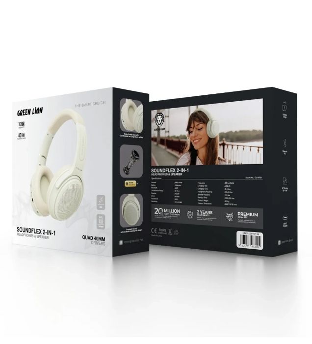 تصویر  هدفون اسپیکر بلوتوثی گرین لاین مدل SOUNDFLEX
