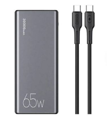 تصویر  پاوربانک 65W یوسامس مدل US-CD165 ظرفیت 30000 میلی آمپر ساعت
