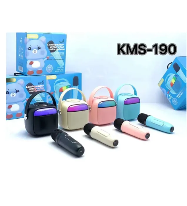 تصویر  اسپیکر بلوتوثی کیمیسو مدل kms-190 به همراه میکروفون