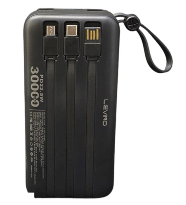تصویر  پاوربانک 22.5W لوینو مدل N-32 ظرفیت 30000 میلی آمپر ساعت