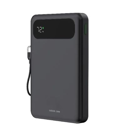 تصویر  پاوربانک 20W گرین لاین مدل TOLEDO GNTOPB10KBK ظرفیت 10000 میلی آمپر ساعت